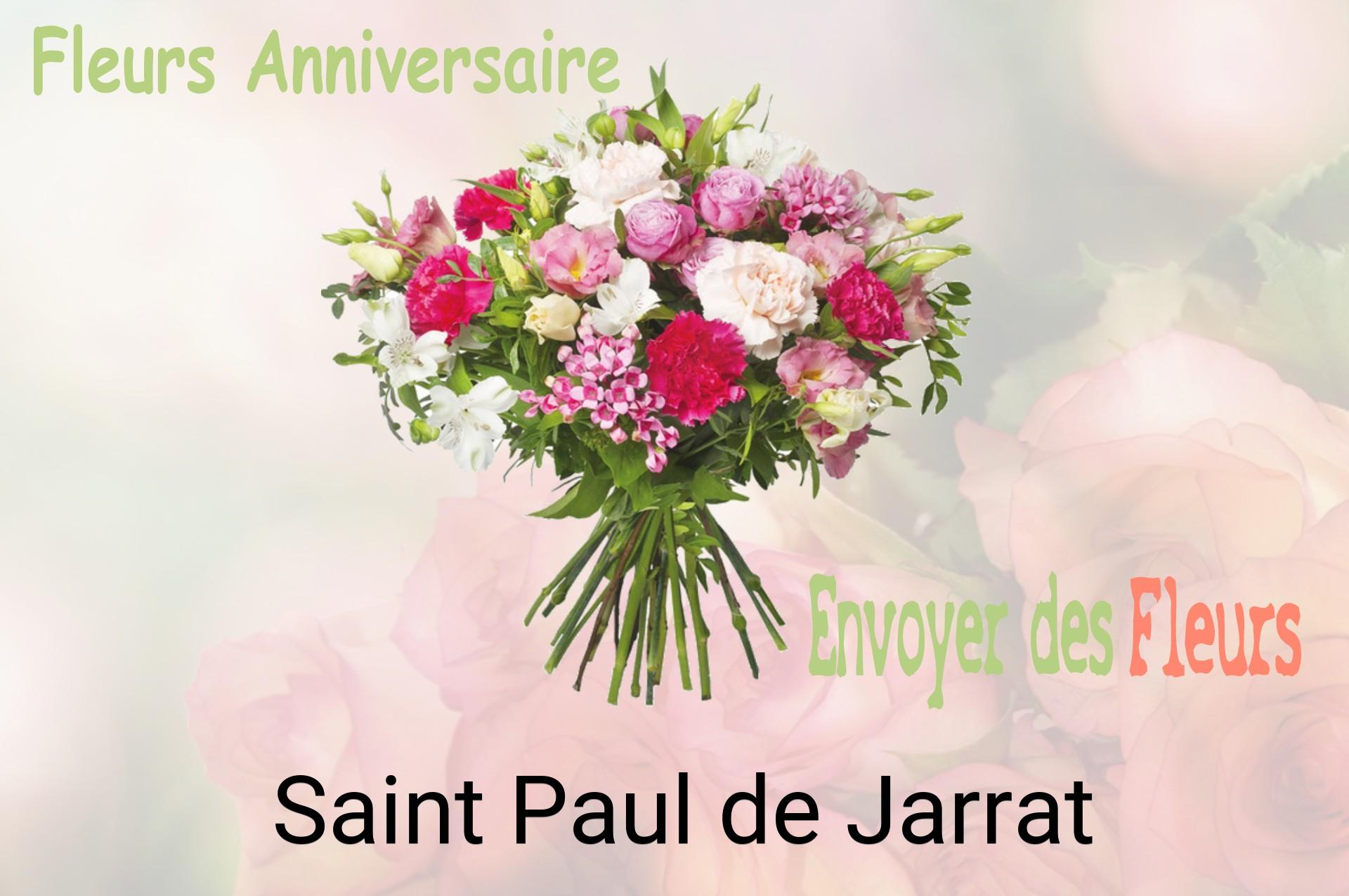Bouquet de fleurs d’anniversaire livré à Saint-Paul-de-Jarrat
