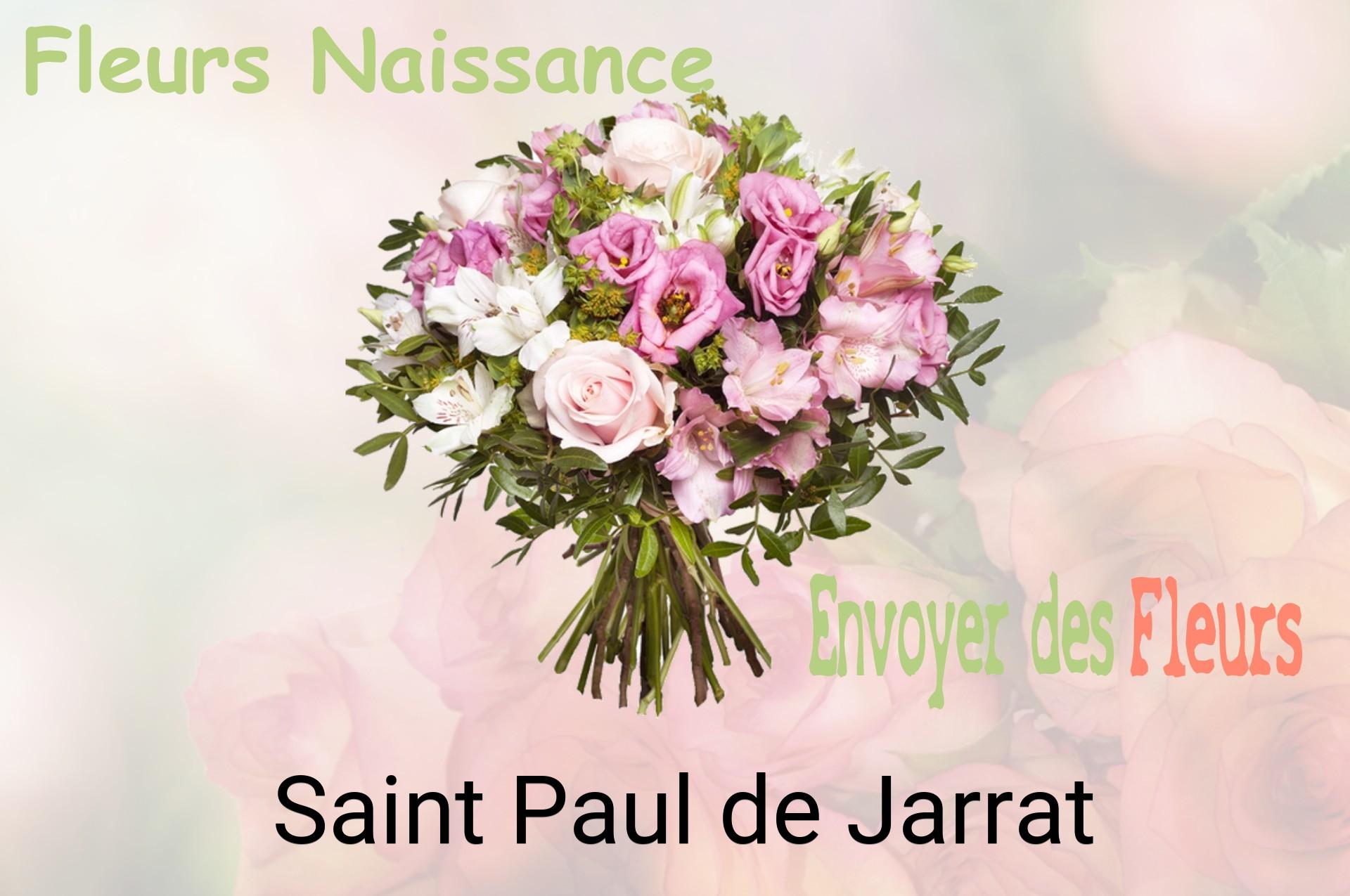 Bouquet de fleurs de naissance livré à Saint-Paul-de-Jarrat