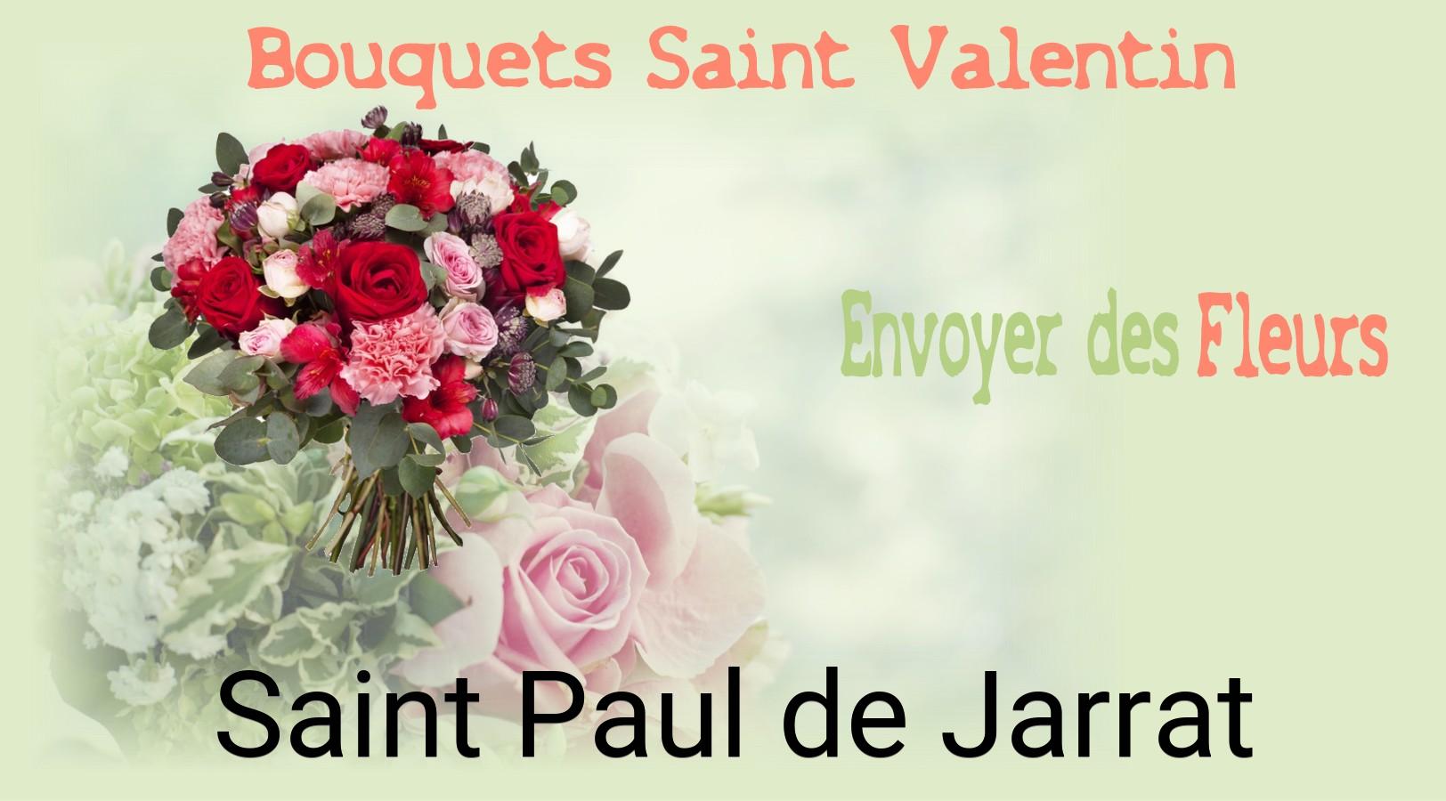 Roses de Saint-Valentin livrées à Saint-Paul-de-Jarrat